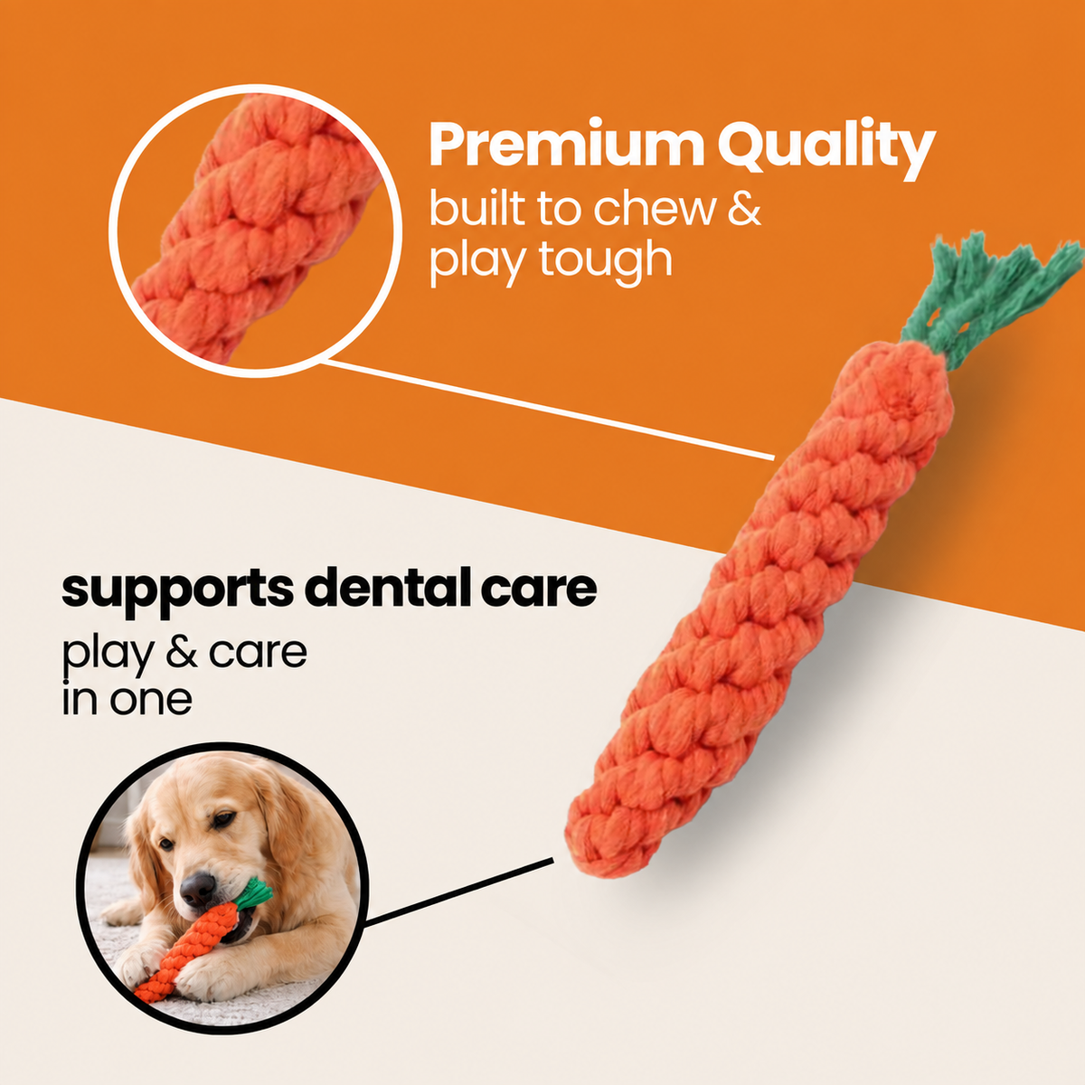 Pawdys™ Indestructible Chew Toy