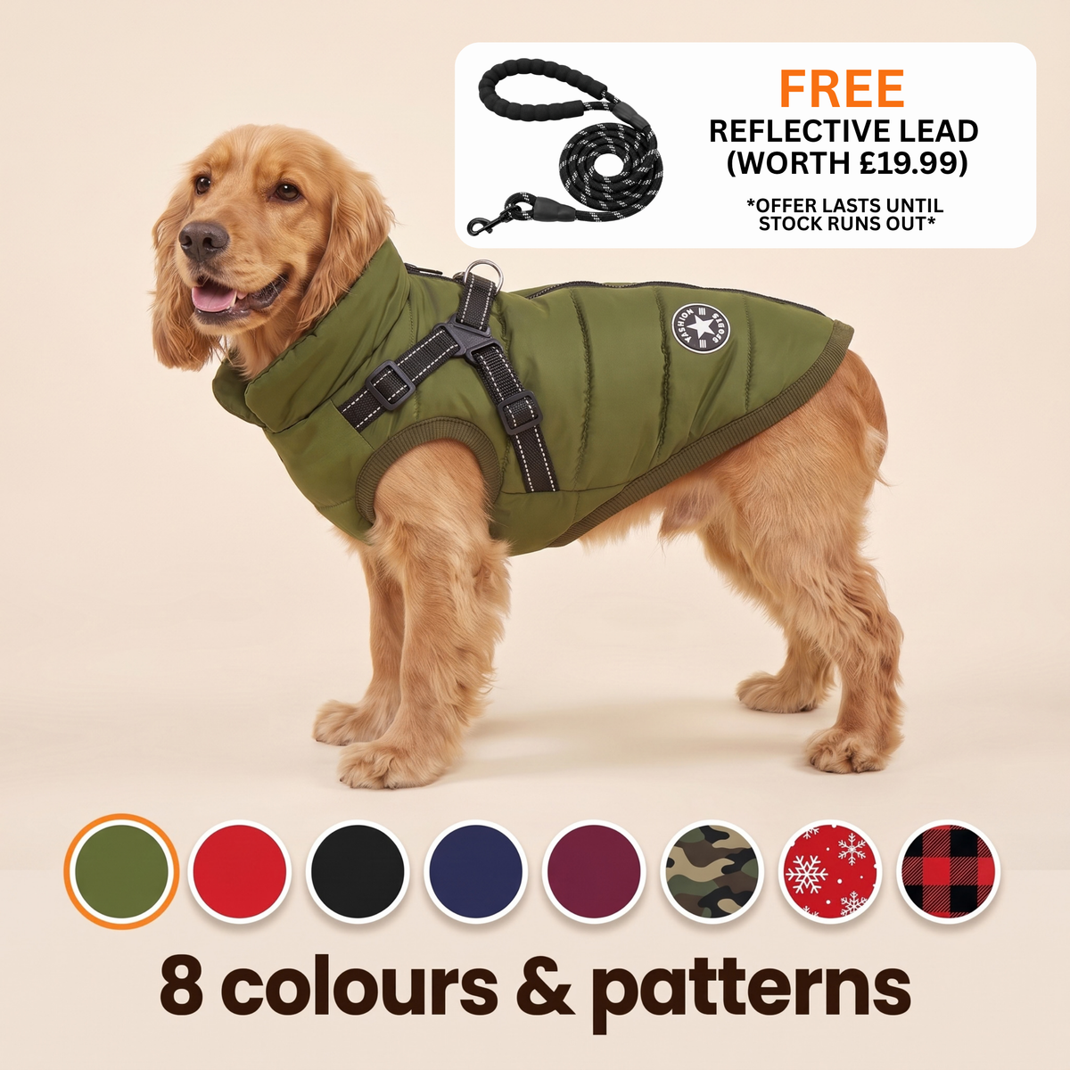 Pawdys All-Weather Harness Coat