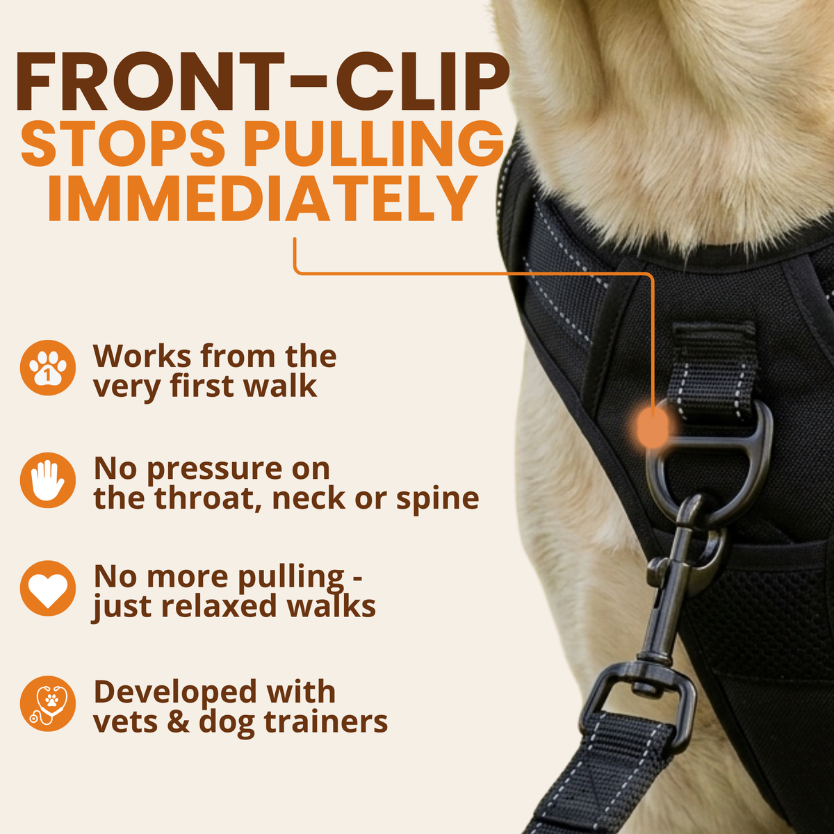 Pawdys No-Pull Dog Harness