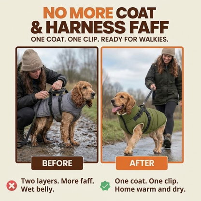 Pawdys All-Weather Harness Coat