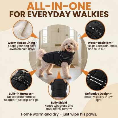 Pawdys All-Weather Harness Coat