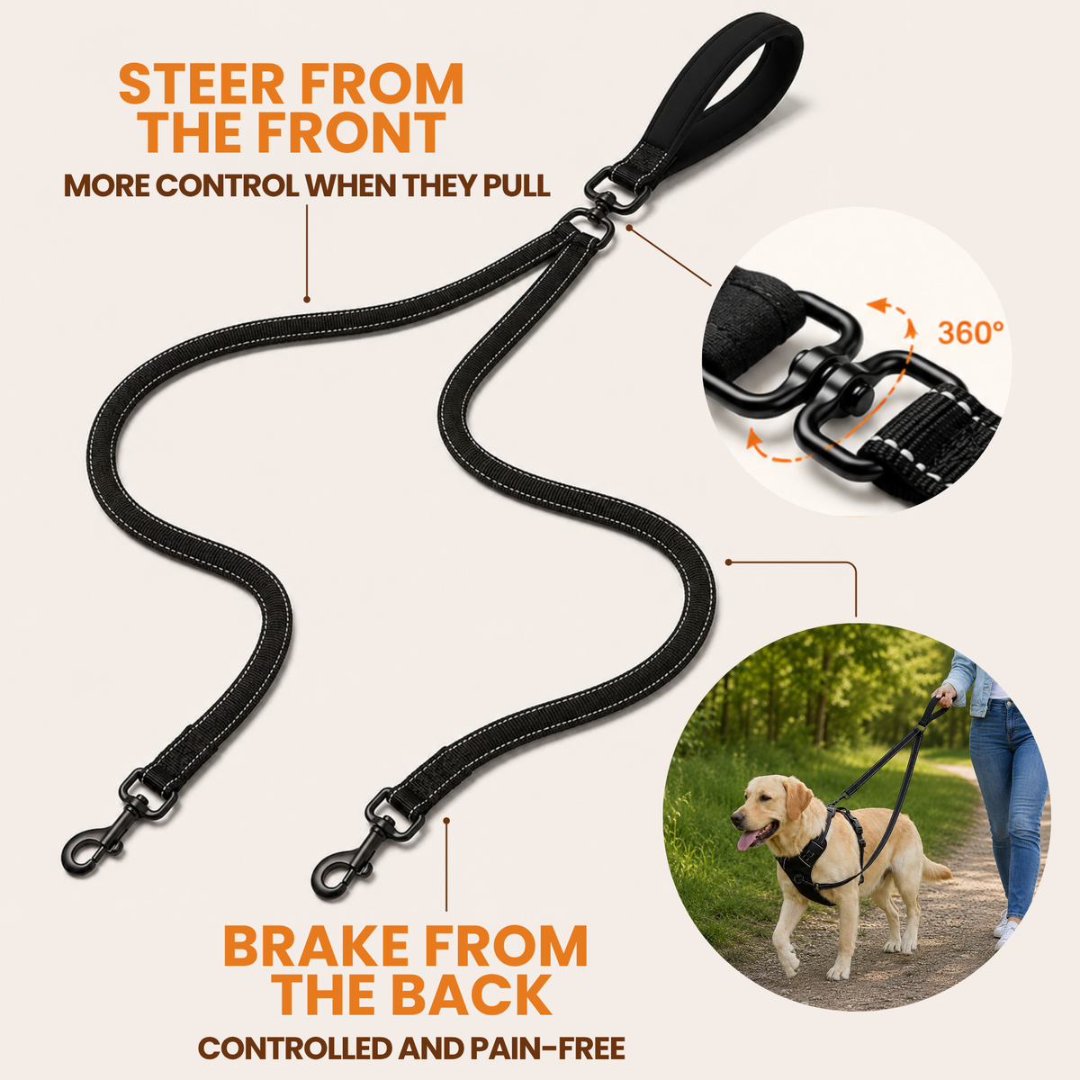 Pawdys Tactical No-Pull Lead