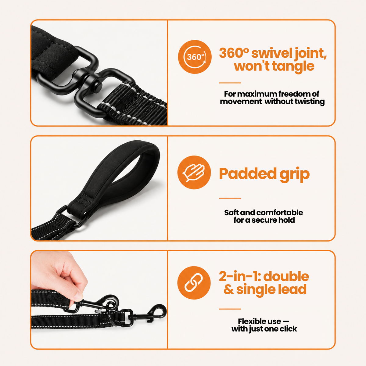 Pawdys Tactical No-Pull Lead