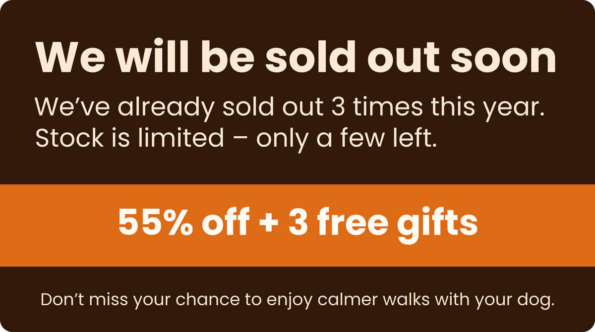 We will be sold out soon – 55% off + 3 free gifts on the Pawdys no-pull harness
