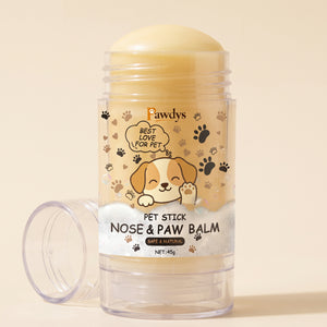 Pawdys Nose & Paw Balm Stick with cap off