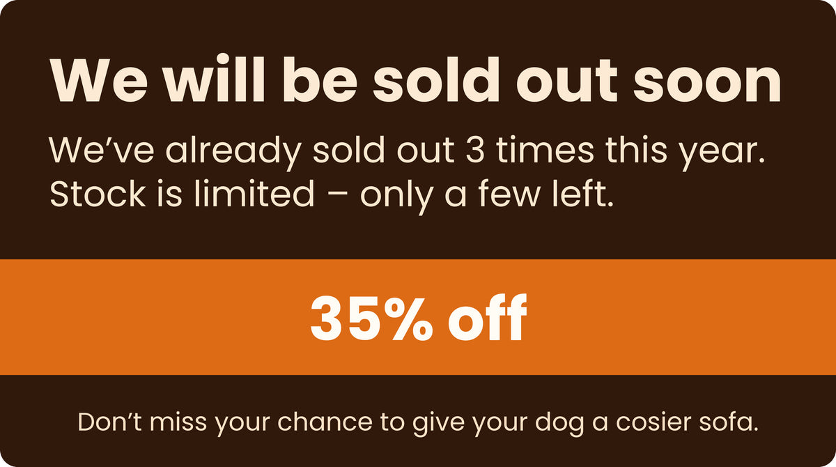 We will be sold out soon – 35% off the Pawdys Luxury Sofa Bed